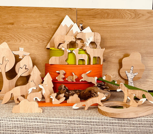 Intero set completo animaletti+ambiente