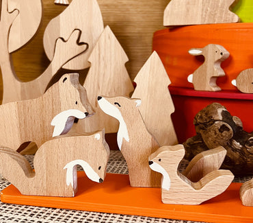 Intero set completo animaletti+ambiente