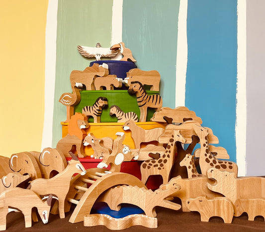 SET animaletti completo Savana + elementi completo