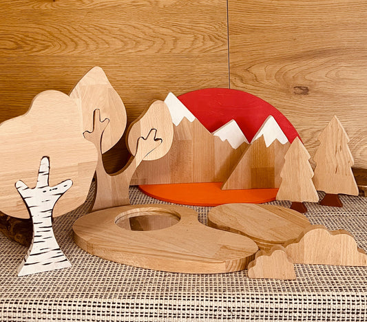 Intero SET ambiente bosco