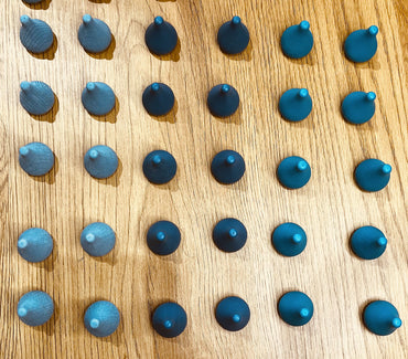 Mini Set Forme gocce tonalità blu Mandala