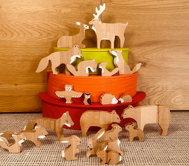 set completo animali bosco