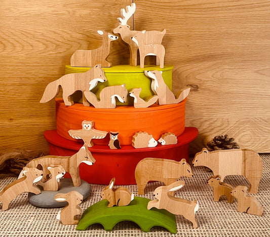 set completo animali bosco