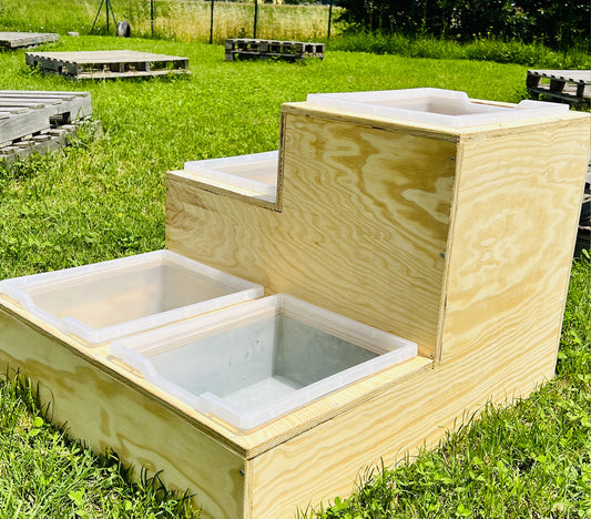 Tavolo travasi a 3 altezze