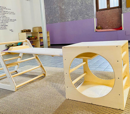 Triangolo+rampa+cubo Pikler