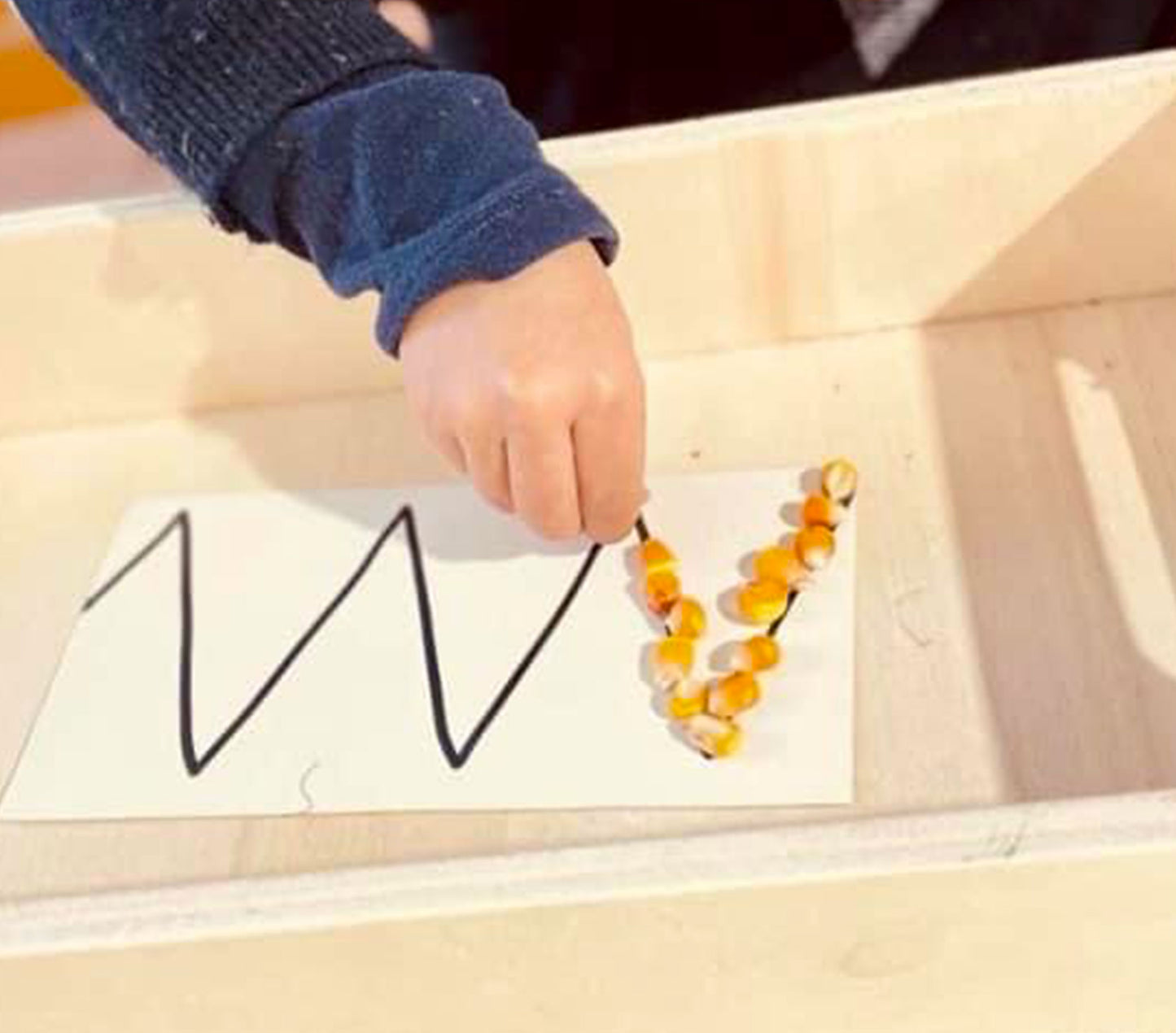 Vassoio Montessori